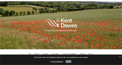 Desktop Screenshot of kentdowns.org.uk