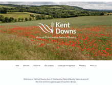 Tablet Screenshot of kentdowns.org.uk